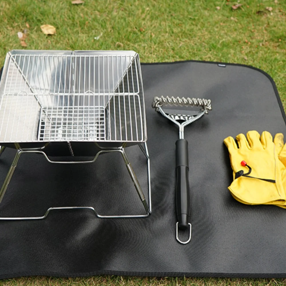 

1pc Professional Fireproof Mat Portable Lightweight Picnic Camping Fireproof Mat