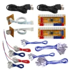 SJ @ JX аркадная игра, usb-датчик 2 Джойстик c операционной системой светодиодный джойстик игровой контроллер для Nintendo переключатель PC PS3 Raspberry Pi 2201 Px2