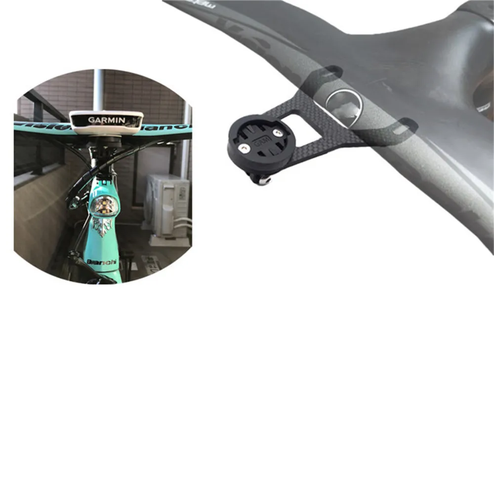 bicycle computer carbon fiber mount extender holder gps stopwatch holder for garmin igpsport mount support gopro 5d handlebar free global shipping