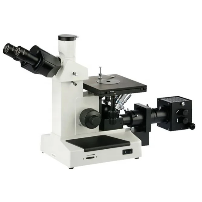 

VM2000I 100X-1000X Trinocular Inverted Industrial Lab School Metallurgical Microscope with two light paths output