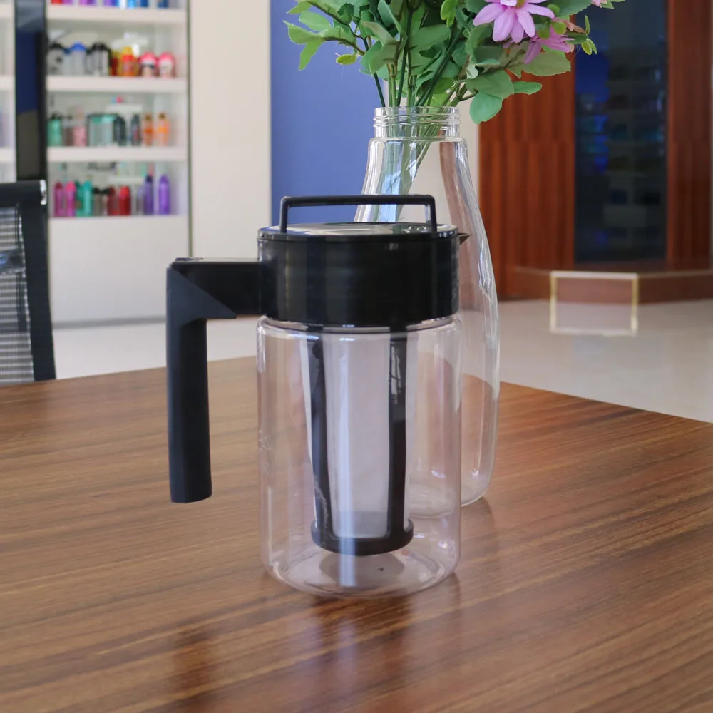 900ML Kettle Cold Brew Iced Coffee Tea Pot Maker With Airtight Seal Silicone Handle Glass Drinkware #45 | Дом и сад