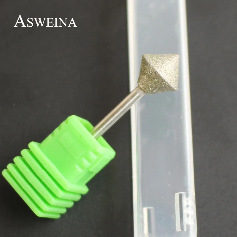 ASWEINA Профессиональные 10 мм большая головка Алмазная дрель для ногтей