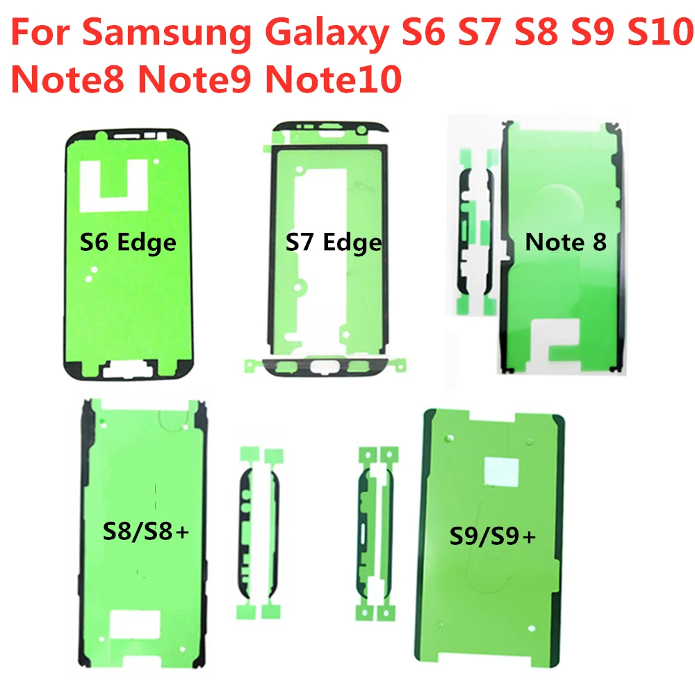 Клейкая лента для ЖК экрана Samsung Galaxy s5 s20 S9 S8 S10 Plus Note 8 9 10 S7 s6 edge 100 шт.|Наклейки