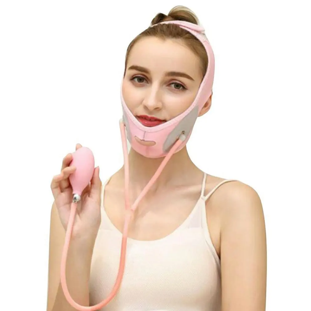 

Face Slimming Belt Inflatable Lifting Band For Facial Lifting Facial Slimming Bandage Reduce Double Chin Face Firming Band