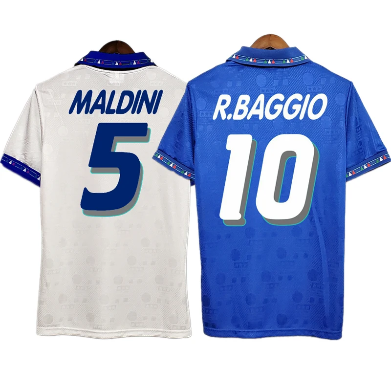 

Retro Italy 1994 Baggio Maldini Baresi Vintage Italia Shirt Classic Jersey