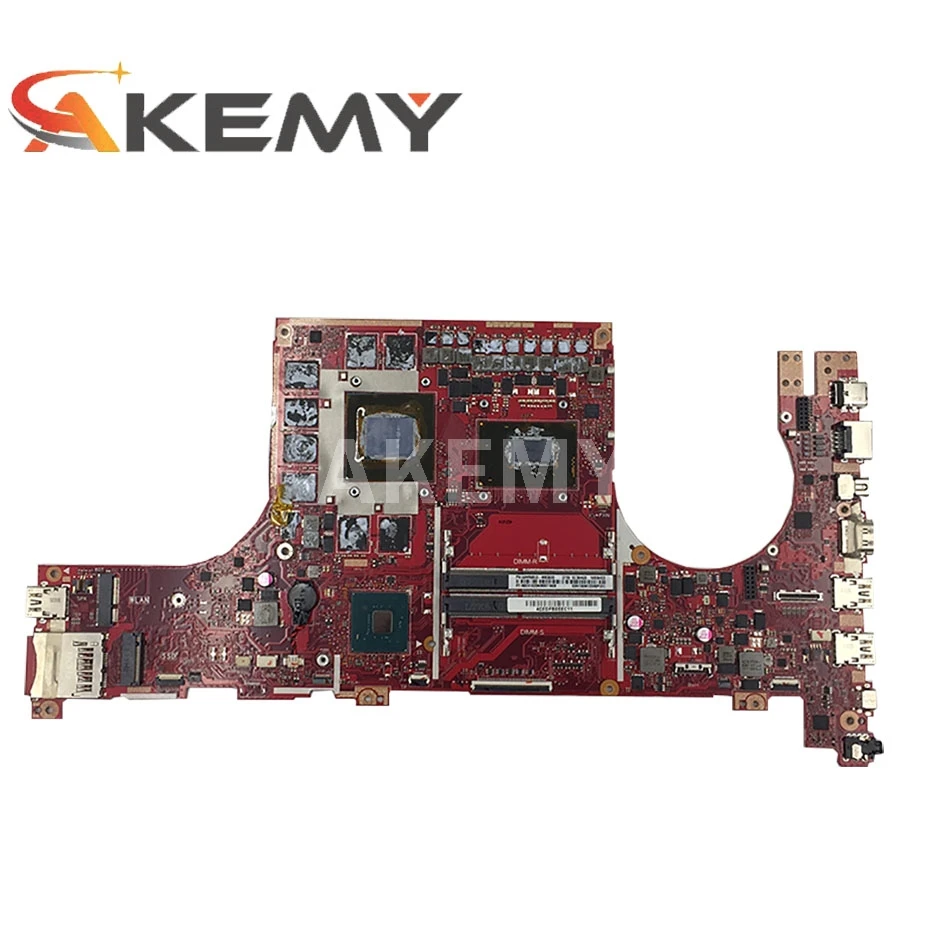 Günstig GL504GW Laptop Motherboard Für ASUS ROG Strix Narbe II GL504GS Original Mainboard HM370 I7-8750H RTX2060 V6G