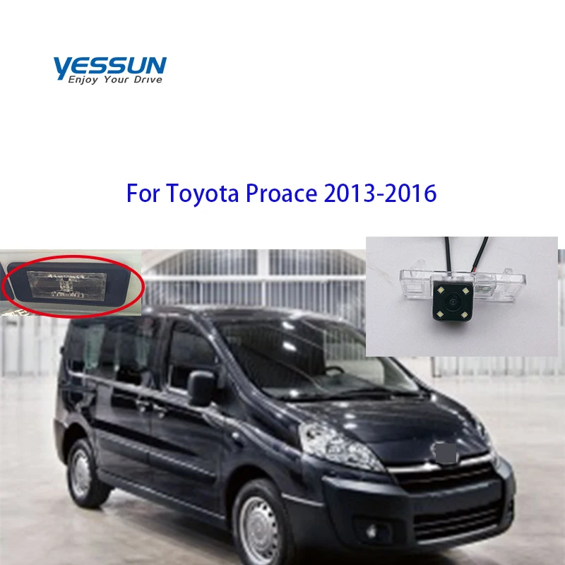 

Car Rear View Reverse Backup Camera Waterproof For Toyota Proace 2013 2014 2015 2016 parking system car license plate camera