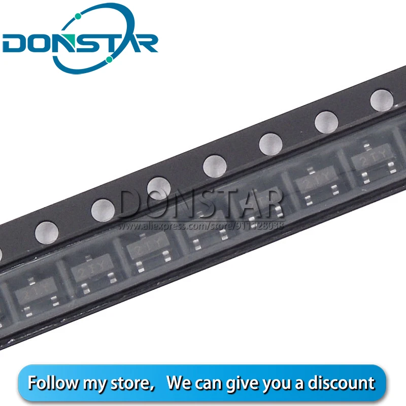 100 шт. SS8550 2TY MMBT8550 SOT-23 8550 SOT23 SMD транзисторный Триод новый и оригинальный |