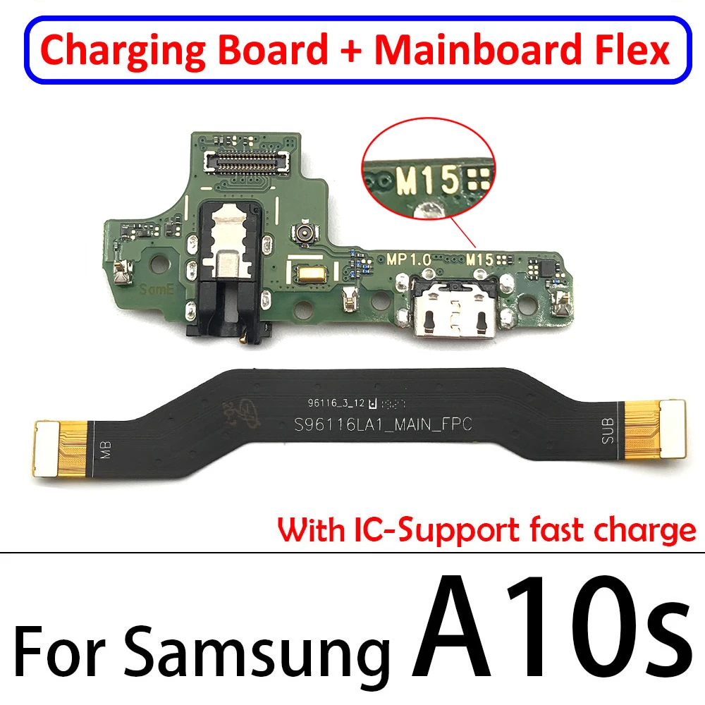 USB Charging Port Dock Board Connector Main Motherboard Flex Cable For Samsung Galaxy A10S A20S A30S A21S A31 A41 A51 A71 | Мобильные