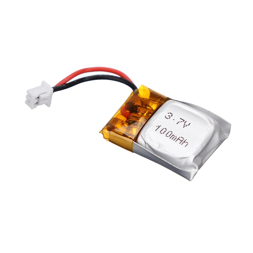 2 шт 3 7 V 100mAh Li po Батарея для CX 10 10A FQ777 124 Hubsan Q4 Wltoys V272 мини Квадрокоптер с