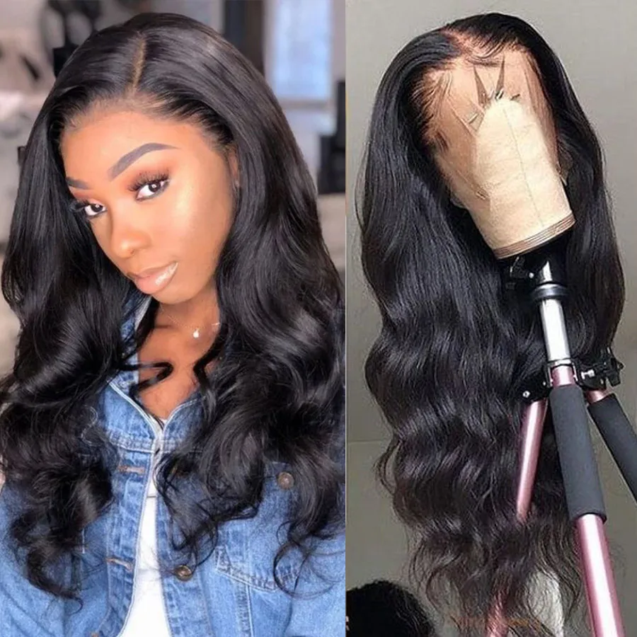 Парик с волнистыми волосами 360 натуральные волосы плотность 250|Парик из