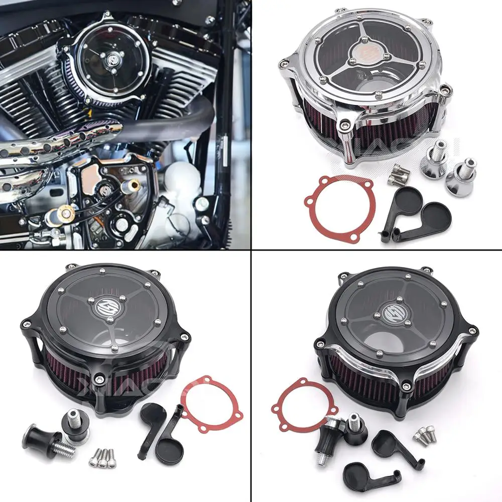 Впускной фильтр ЧПУ комплект для очистки воздуха Clarion кабельный дроссель Harley