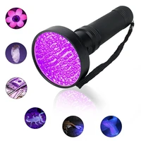 100led purple light strong light flashlight uv light scorpion flashlight 51led mask fluorescent agent detection flashlight