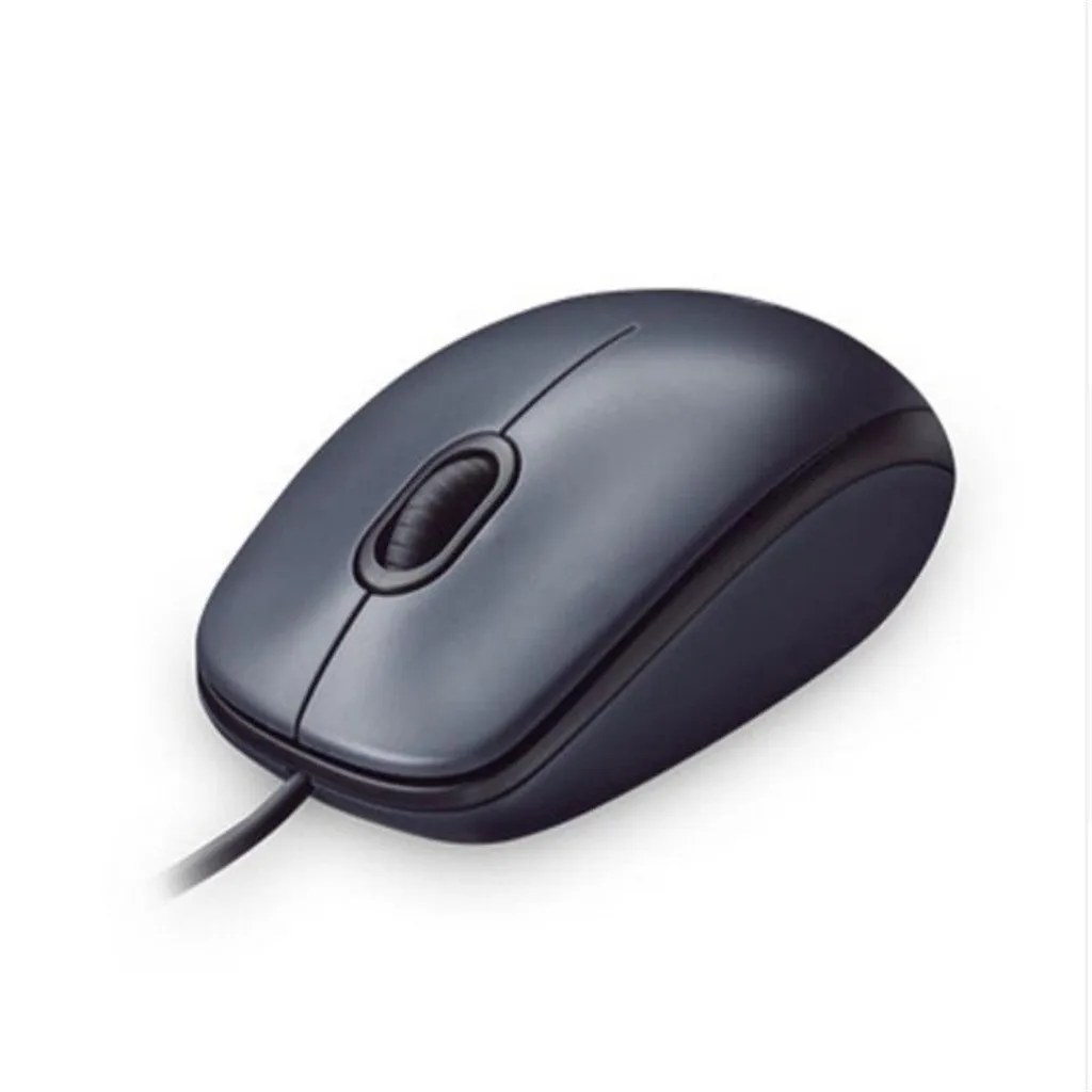 Logitech M90 1000DPI USB Wired Optical Mouse Ergonomic Office Portable Mice for Windows XP/7/8/10 Computer Accessories | Компьютеры и