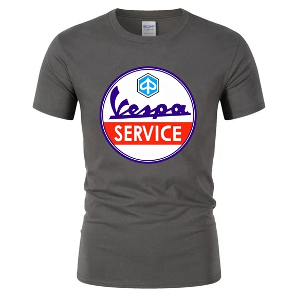 2020 г. Италия Legend Мужская винтажная футболка Vespa Service made скутер GG-20 | одежда