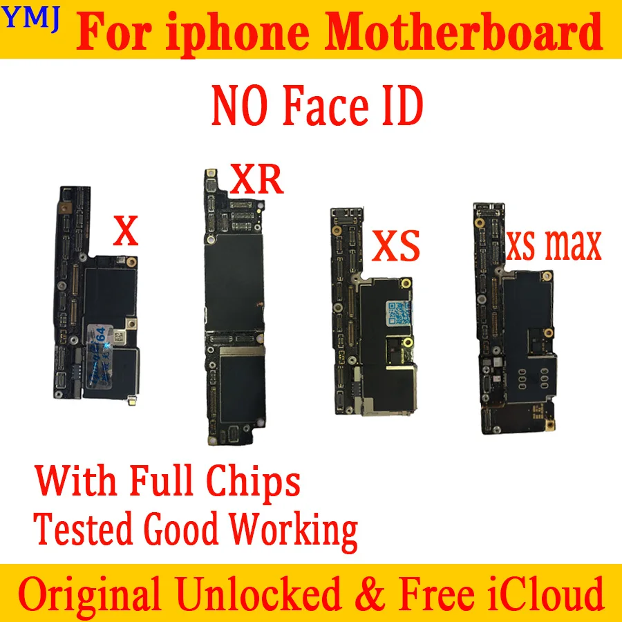 

Материнская плата для iPhone X XR XS MAX 11, без Face ID, полные чипы, протестированная, хорошо работающая, логическая плата, поддержка обновленной платы...