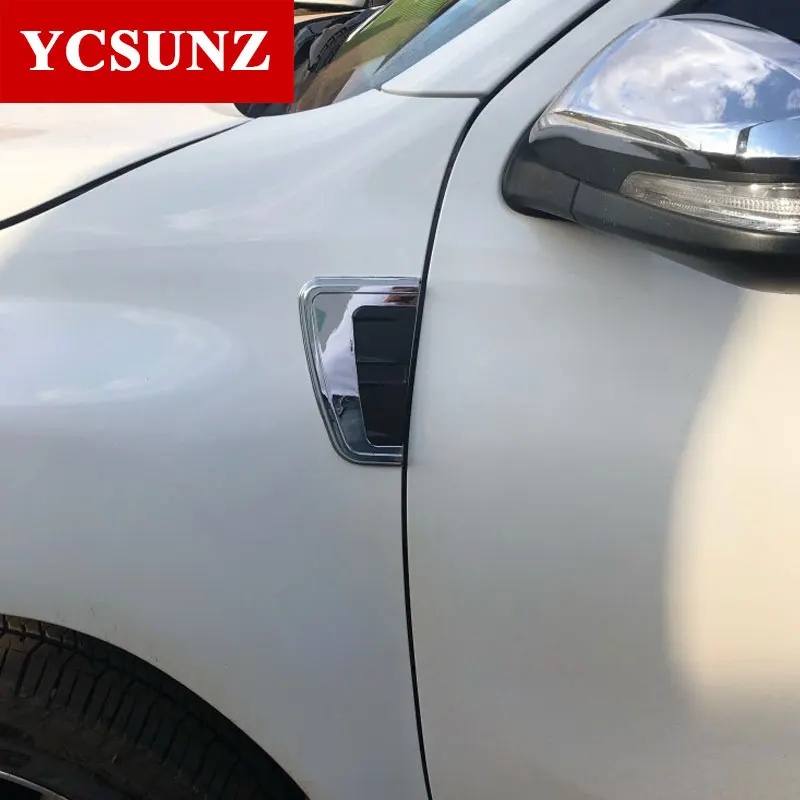 ABS хромированные аксессуары декоративная отделка арки капота для Toyota Hilux Revo Rocco