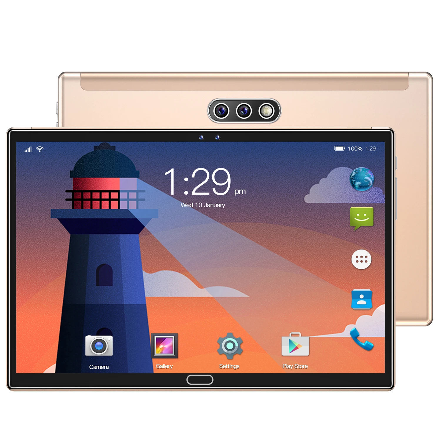 Планшет 2021 дюйма 4 Гб + 64 ГБ 4G Wi-Fi Android 10 1 IPS 9 0 × 1960 две SIM-карты Bluetooth звонки |