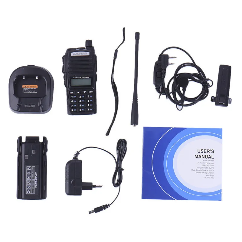 

Baofeng UV-82 Two-Way Radio 136-174/400-520Mhz Pofung UV 82 FM Transceiver telsiz Ham cb Radio station UV-82 Walkie Talkie