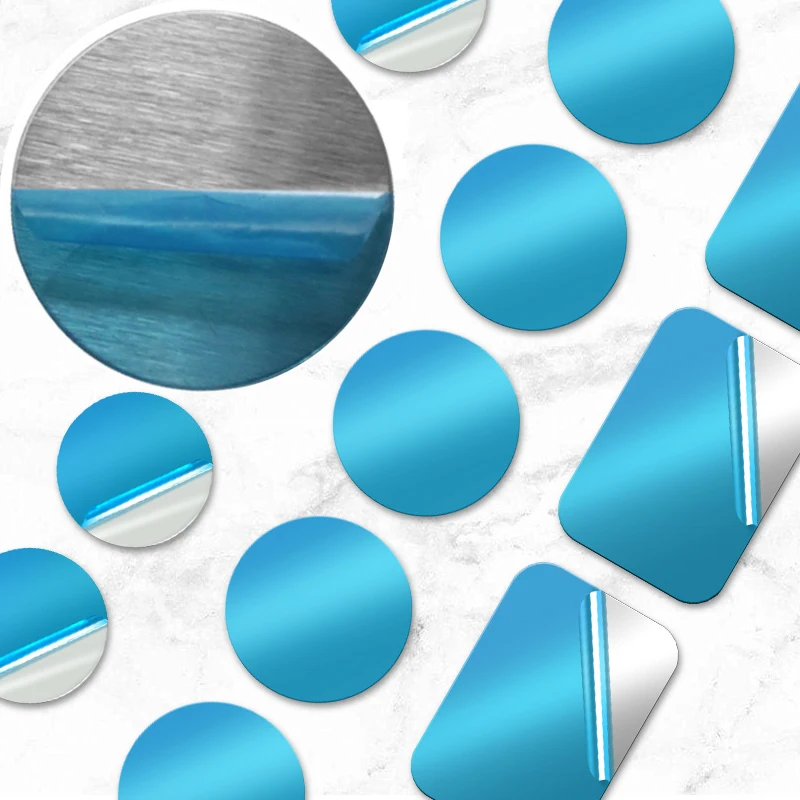 

1/3/5 шт. 30x0,3 мм круглая металлическая наклейка для магнитной фотомагнитной пластины кронштейна двусторонняя клейкая железная пластина