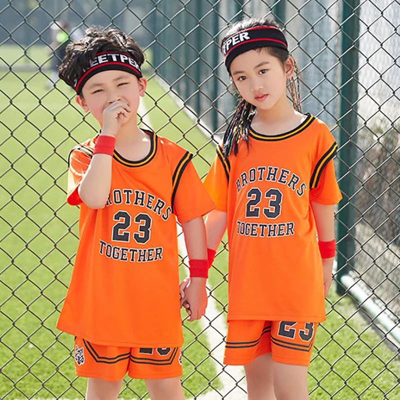 

Jersey Basketball Short Sleeve Summer Sports Tracksuit Basketball Uniform Two Piece Basketball Clothes Short Sleeve Clothing Set
