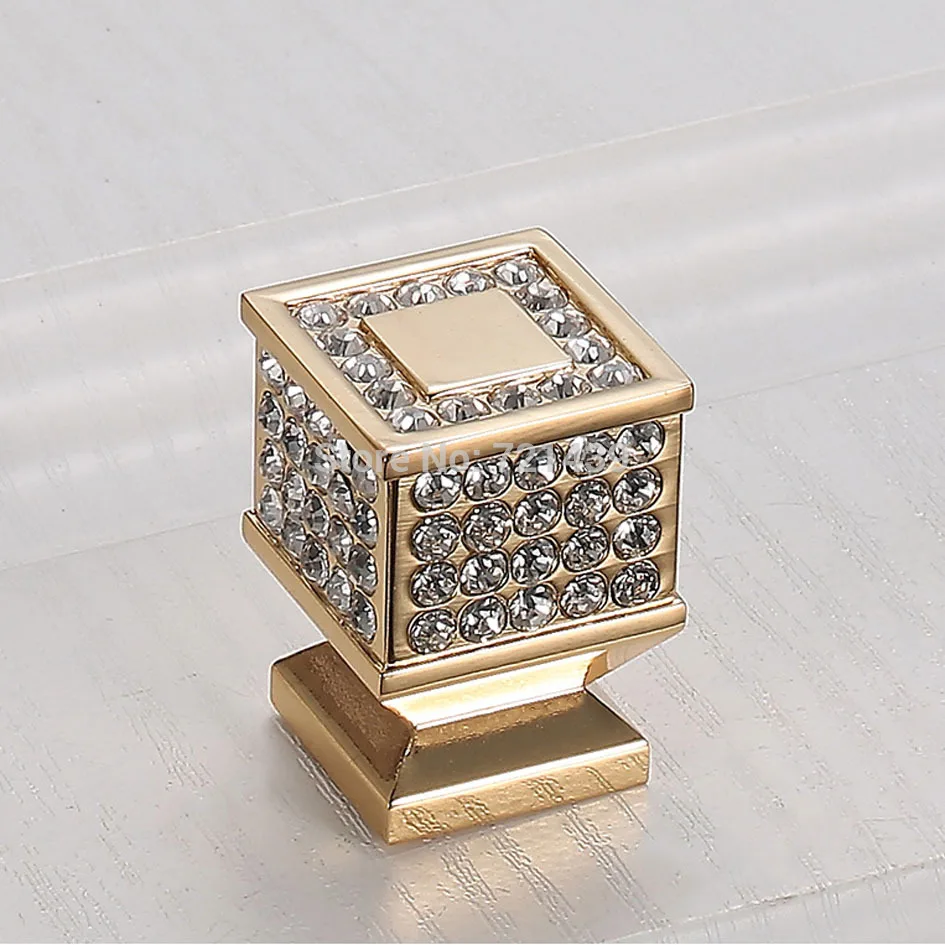 

1PC Black Knob Super Shiny Kitchen Cabinet Door Hardware Golden Dresser Handles Jewelry Box Drawer Pulls