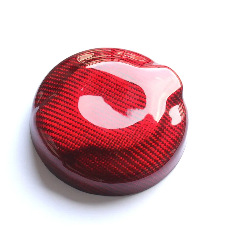 Черный красный углеродное волокно для крышки топливного бака автомобиля Mini Cooper S