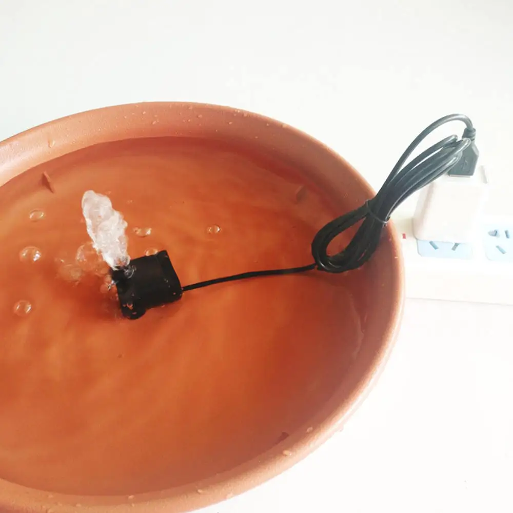 5V Ultra-quiet Water Pump USB Brushless Submersible Fountain Filter Fish Tank Aquarium Circulating | Дом и сад