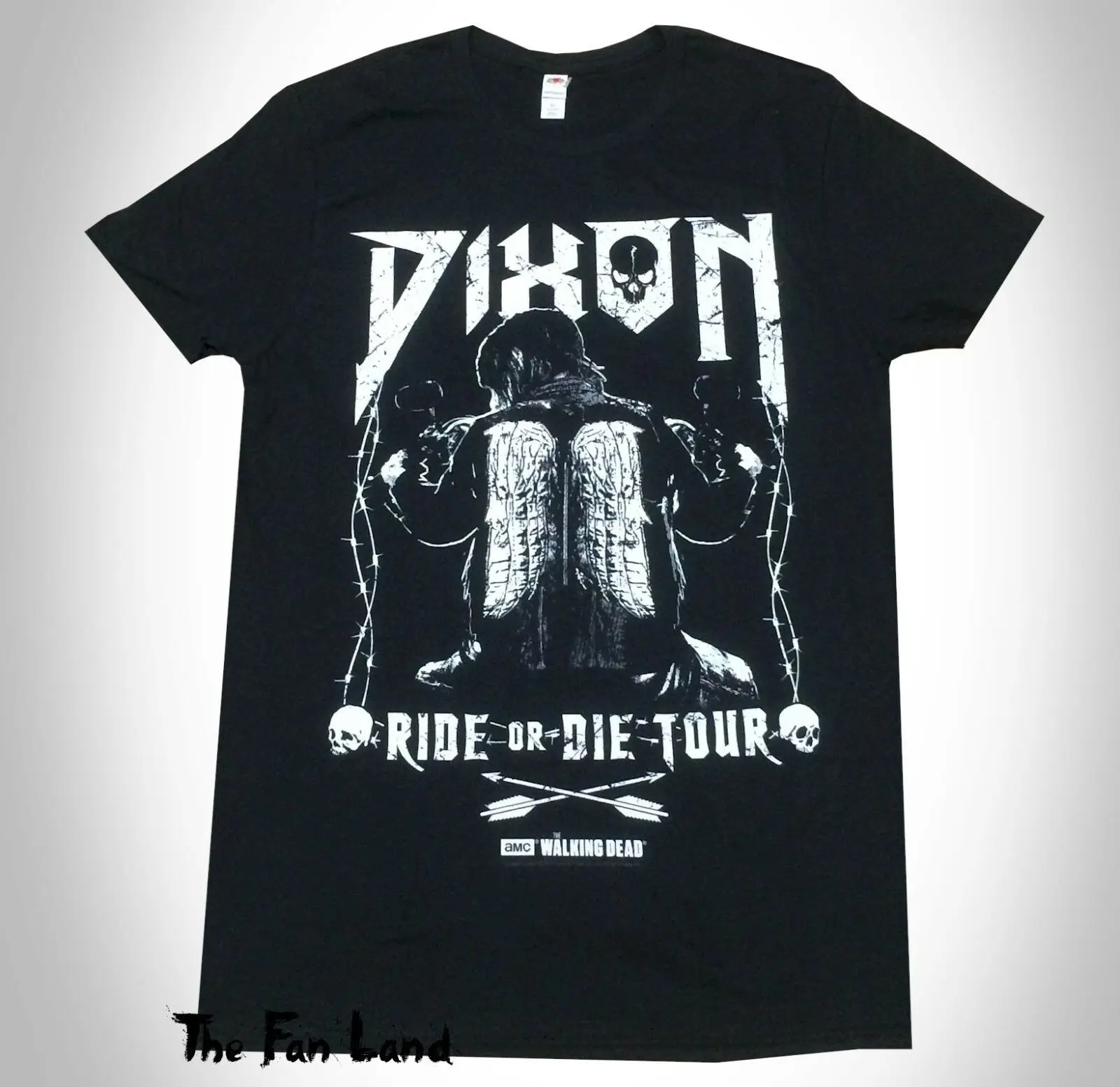 Новая классическая мужская футболка с изображением ходьбы мертвой