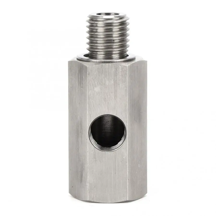 Датчик давления M12x1.5 1/8 NPT Turbo датчик масла тройник адаптер из нержавеющей стали