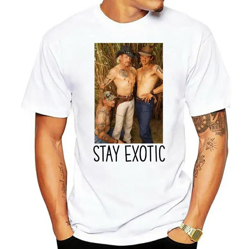 

FREESHIP Joe Exotic for President Governor T-Shirt Black Cotton All Size S-6XL