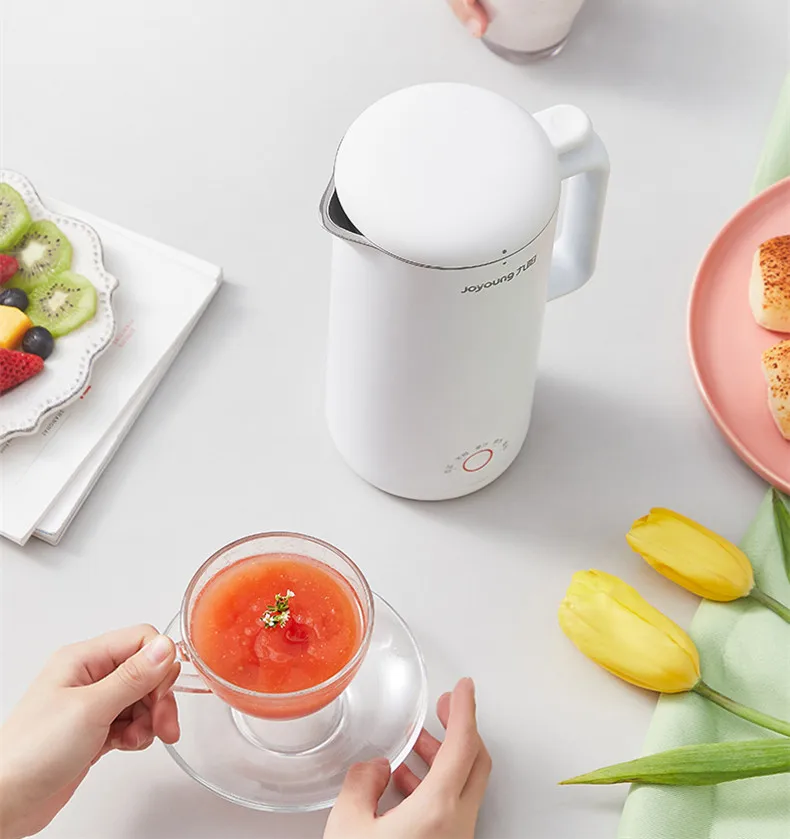 

220V 300ML Electric Juicer Mini Portable Soybeans Milk Maker Machine Automatic Food Dry Grinding Machine WIth Heating Function