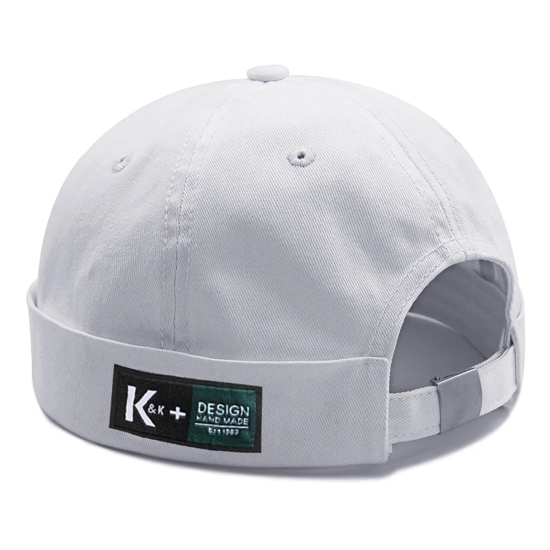 Male Summer Fashion Hiphop Punk Rock Sun Hats Pure Cotton Brimless Sailor Caps Men and Women Big Size Beret Cap 56-60cm 60-68cm |