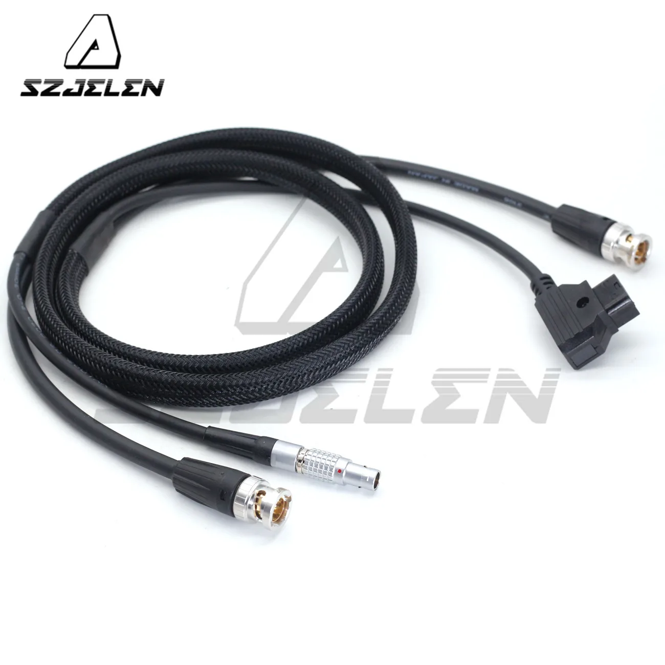 2-контактный кабель D-Tap к 0B и SDI 75 Ом, подходит для шнура питания Teradek Bolt Pro 1000/3000 футов и кабеля SDI монитора камеры SDI,