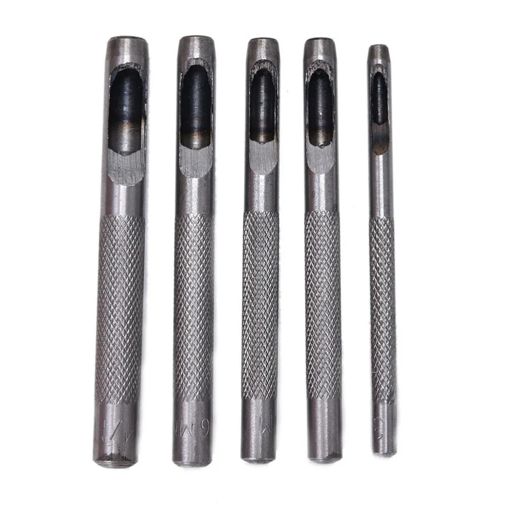 

1/5 Pcs Leather Belt Gasket Hollow Hole Punch/ Cutter Tool