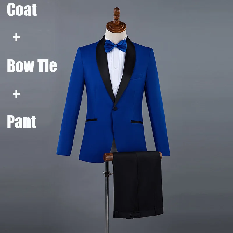 Мужской костюм для хора и выступлений певицы официальный взрослых сценическая