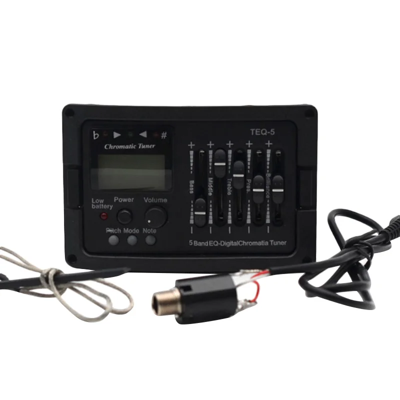 5 полосный усилитель для акустической гитары эквалайзер классической цифровой