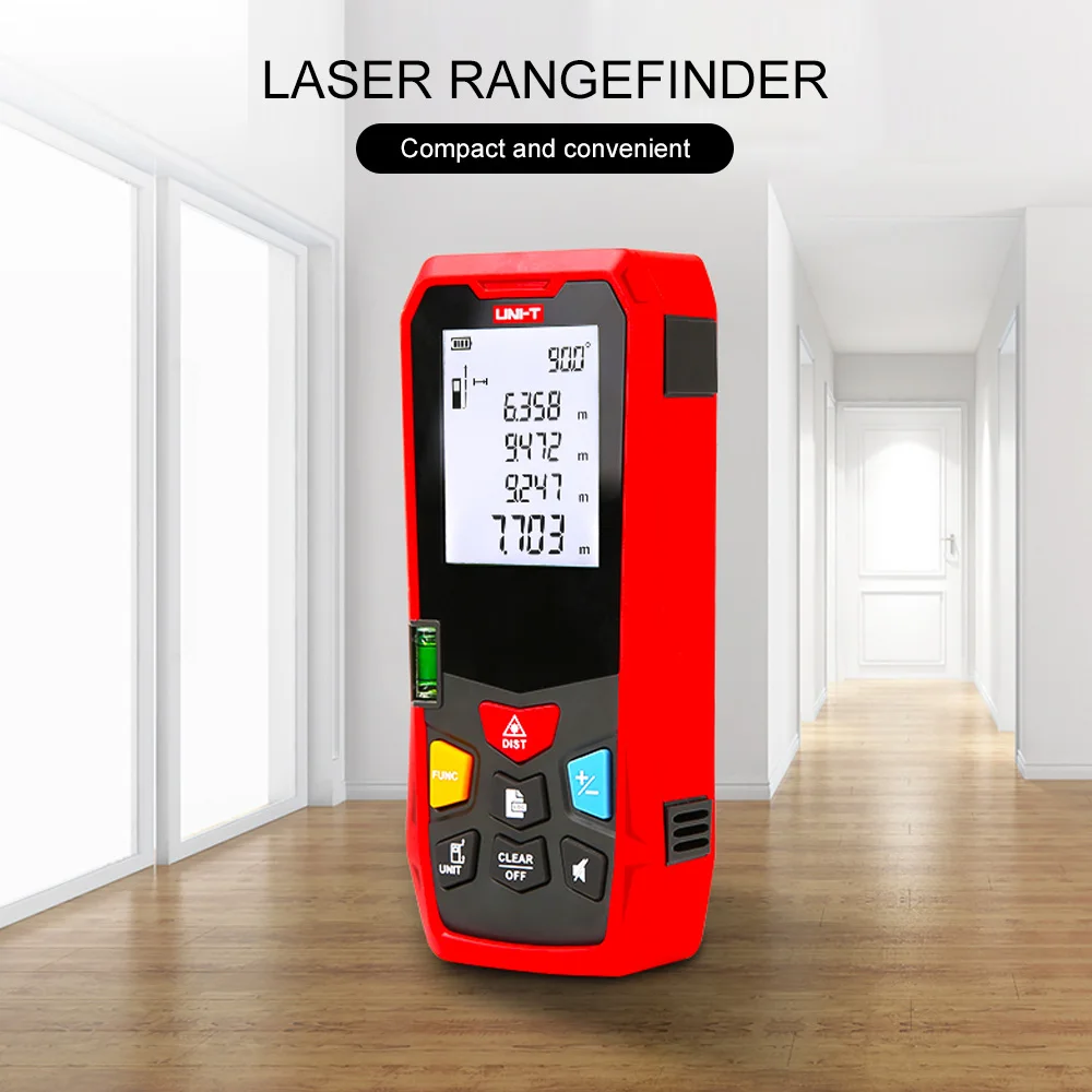 

Handheld Rangefinder Distance Meter LM150 LM120 Medidor Tape Build Measure Device Electronic Ruler with LCD Digital Display