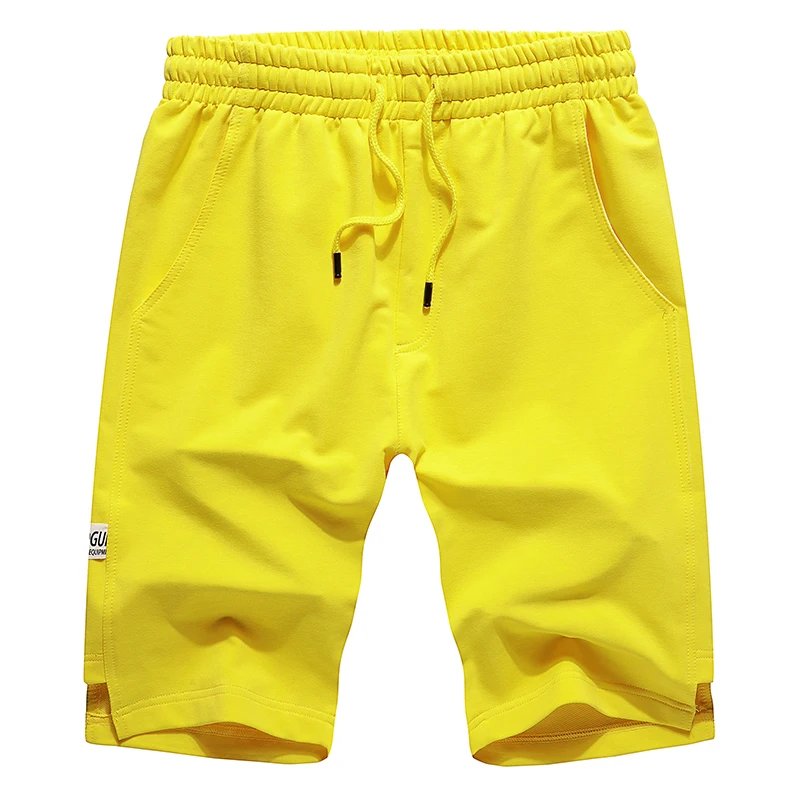 

US/Euro Size Mens Summer Casual Shorts Men New Style Shorts Solid Breathable Elastic Waist Male Casual Short Men Plus Size M-2XL