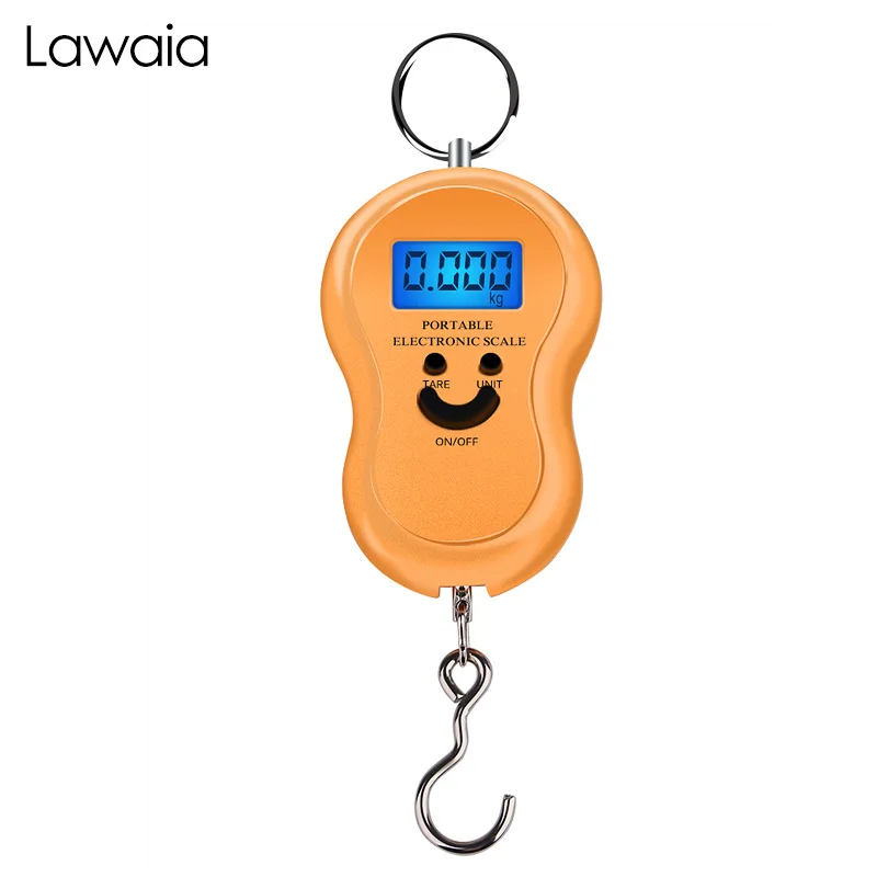 

Lawaia Fishing Hand Scales Electronic Weighing Hand Scale Weighing Portable 50KG Mini Electronic Weighing Micro Portable Fishing