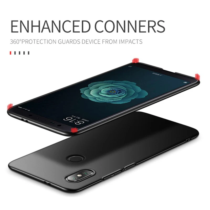 For Xiaomi Mi A2 Cover Shockproof Hard PC Ultra Slim Matte Cases For Xiaomi Mi A2 lite A2Lite Case
