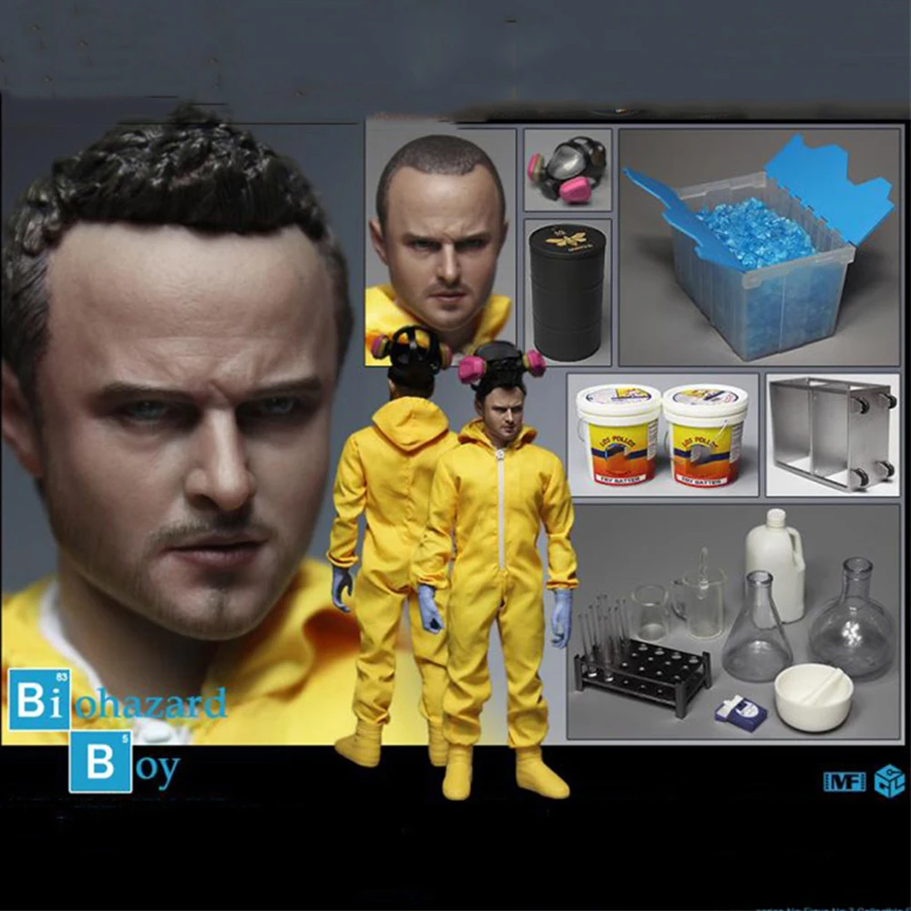 

1/6 Jesse Pinkman Breaking Bad Biohazard CGL Toys MF07 Boy Model Action Figure Chemical Laboratory Luxury Vision Model in stock