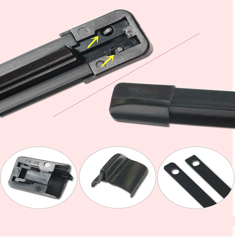 

Крышка стеклоочистителя без костей, аксессуары с фиксированной пряжкой