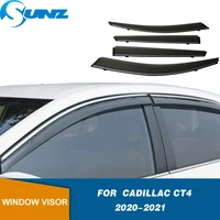 side window deflector for cadillac ct4 2020 2021 window visor weathershield sun rain deflector guard sunz