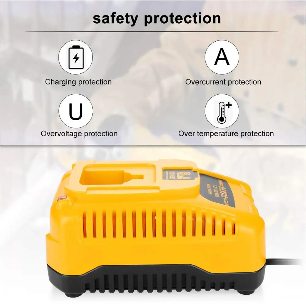 DC9310 Зарядное устройство 7,2 V-18 V батарея DEWALT Зарядное устройство для DEWALT никель-металл-гидридного Батарея DW9099 DE9057 DE9085 DE9037 DE9071 DE9072 DE9074