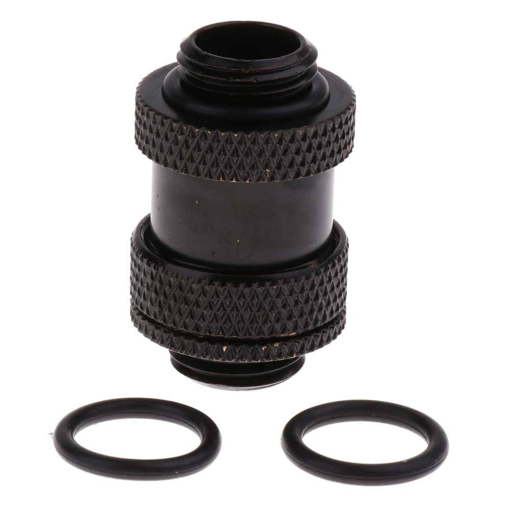 Двойная резьба для водяного охлаждения G1/4 поликарбонатные фитинги