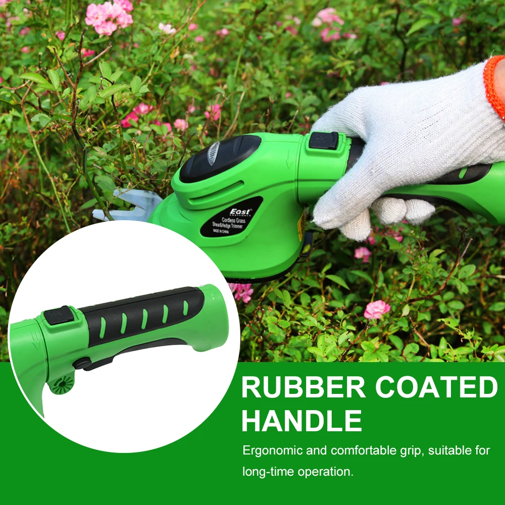 

Multifunctional Lawn Mower 3.6V Cordless Hedge Machine Electric Mower Rechargeable Pruner Rotatable Grass Shear Hedge Trimmer