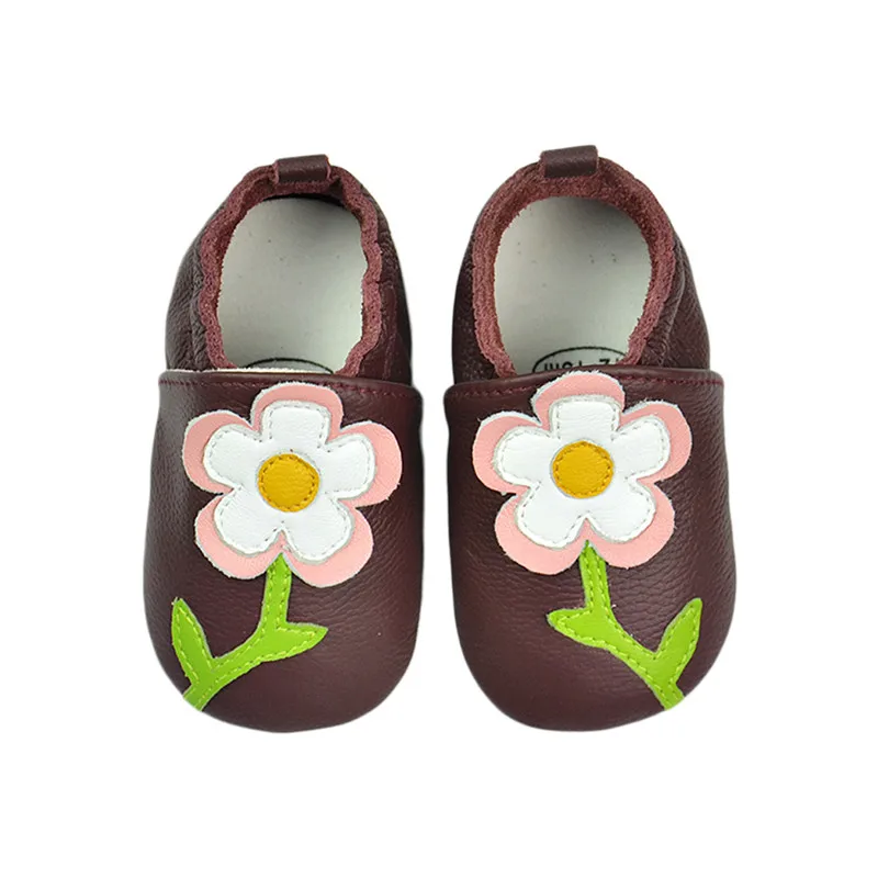 Детские туфли из мягкой натуральной кожи для маленьких мальчиков и девочек