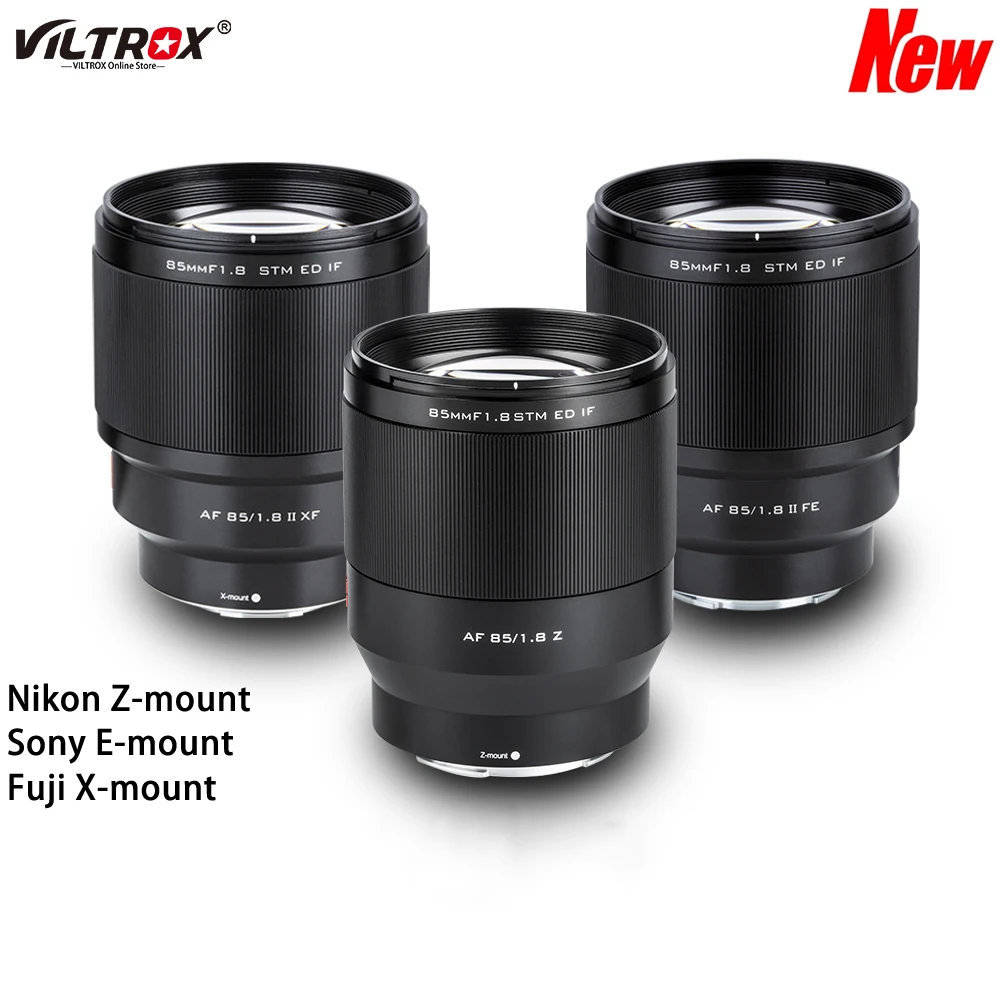 Портретный объектив VILTROX 85 мм 1 8 II с креплением X автофокусом F1.8 большой