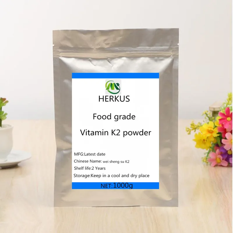 

Hot selling food grade vitamin K2 powder, support liver detoxification, prevent osteoporosis, strengthen bones